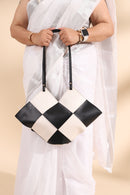 LOTUS HANDBAG CHECKERED