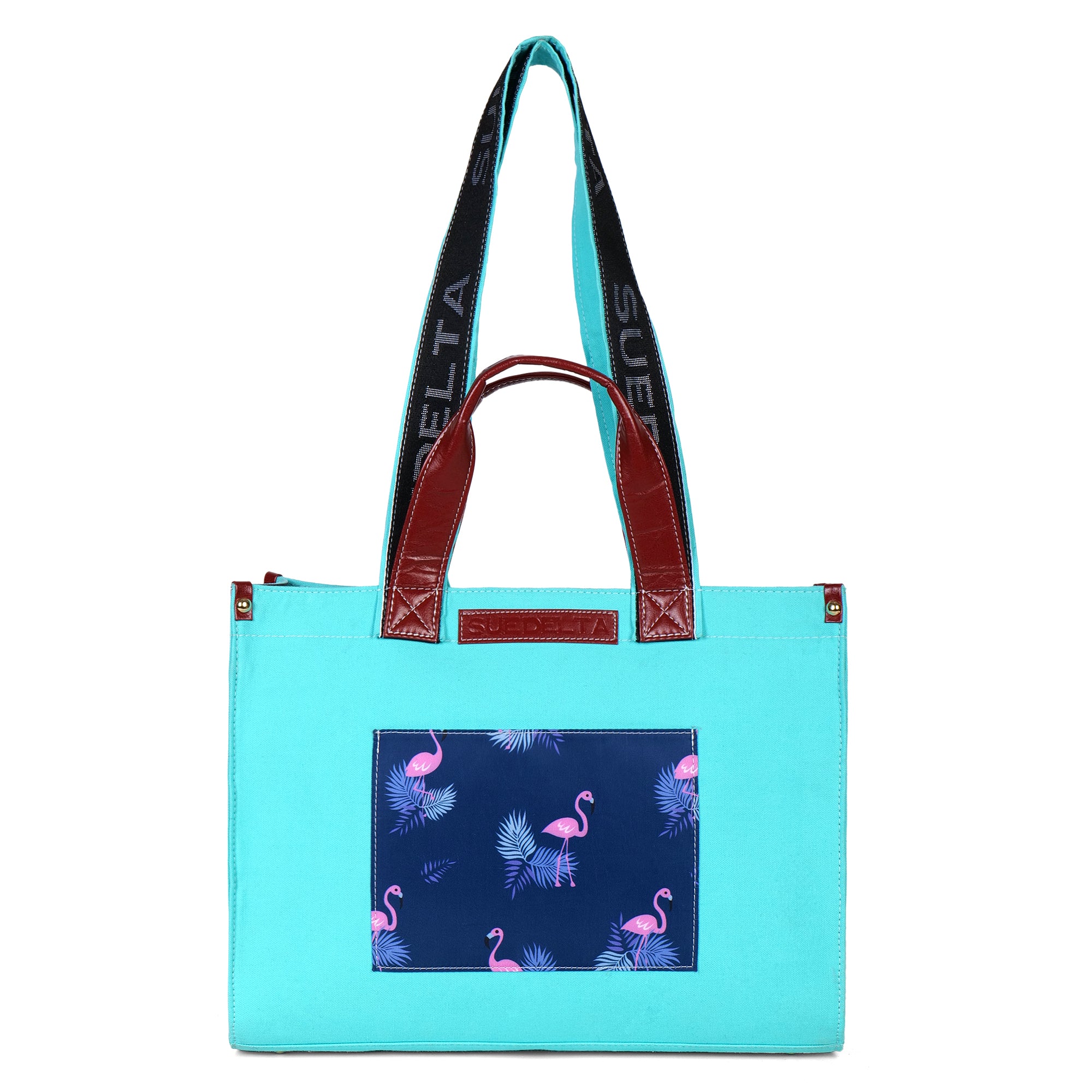 Workwear tote turquoise