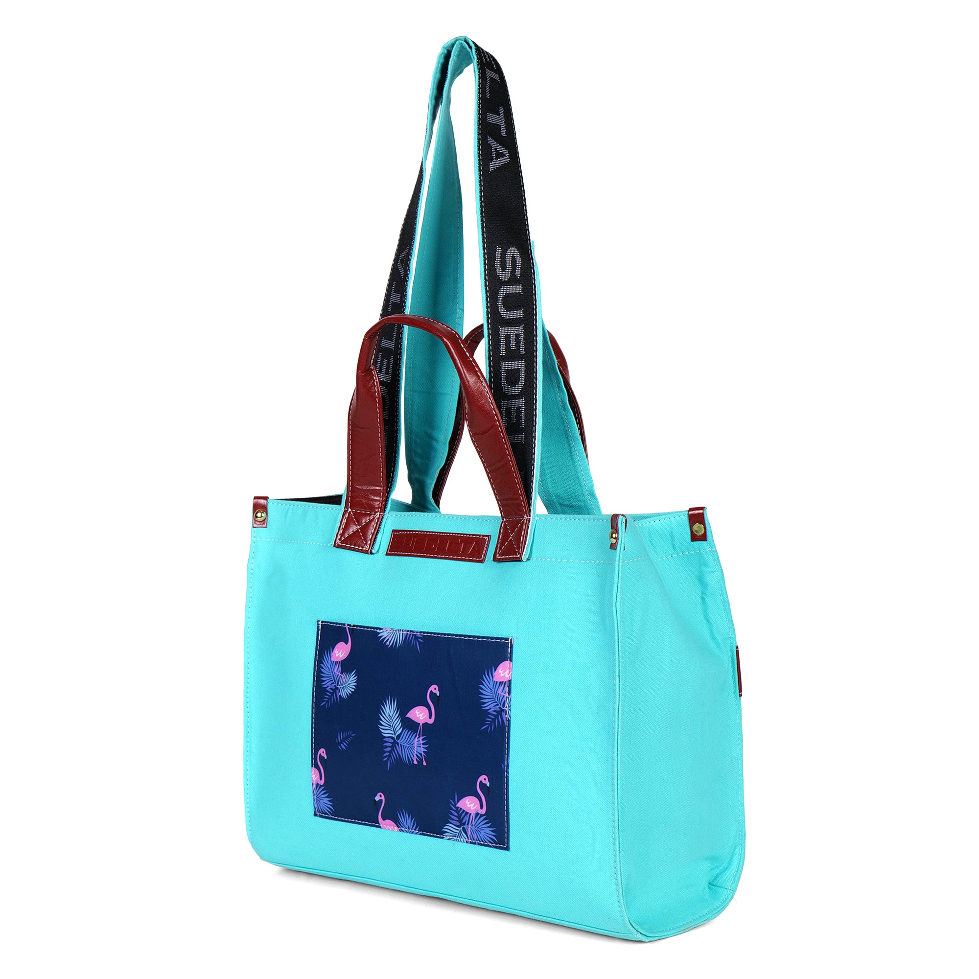 Workwear tote turquoise