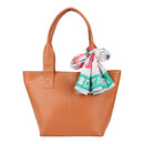 Tan Blossom Tote