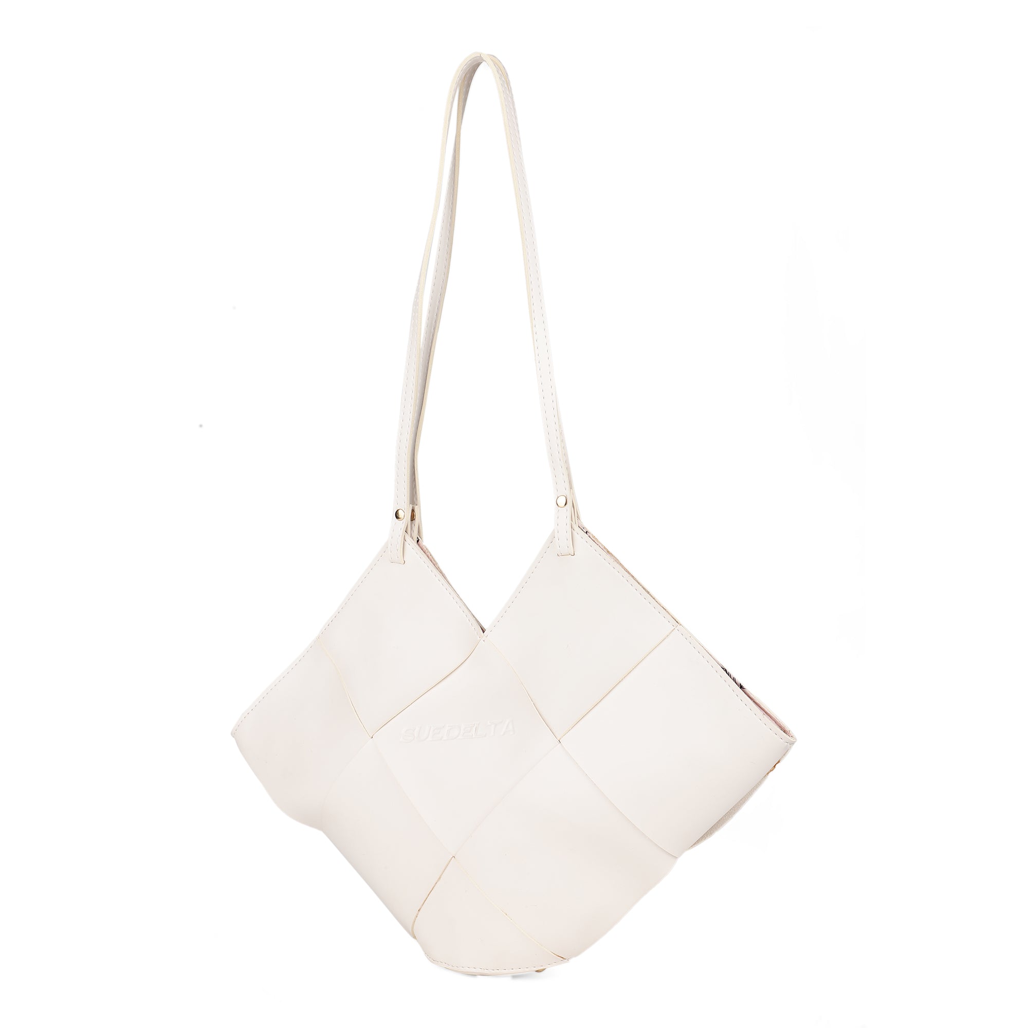 LOTUS HANDBAG WHITE