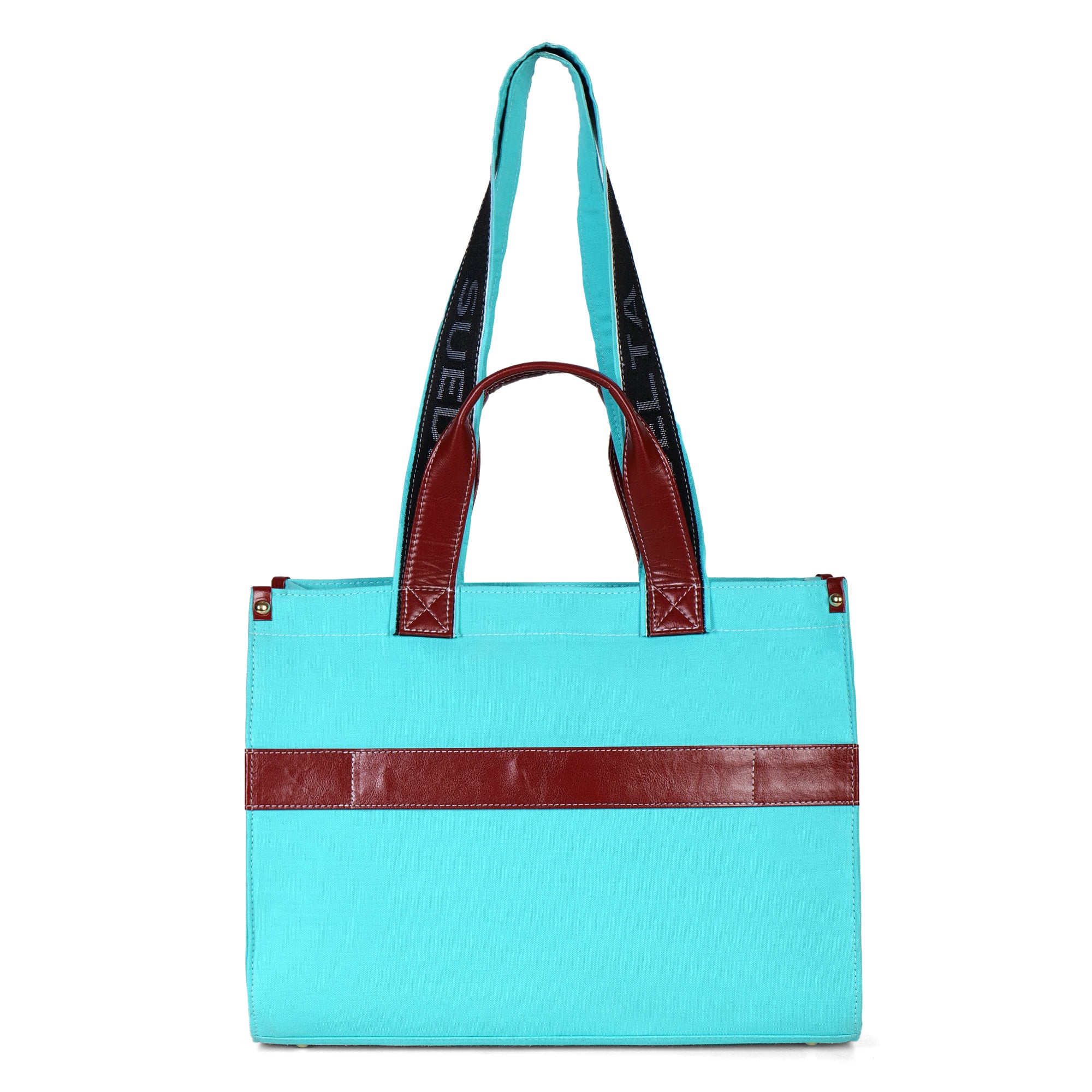 Workwear tote turquoise