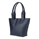 Navy blossom tote