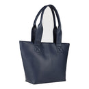 Navy blossom tote