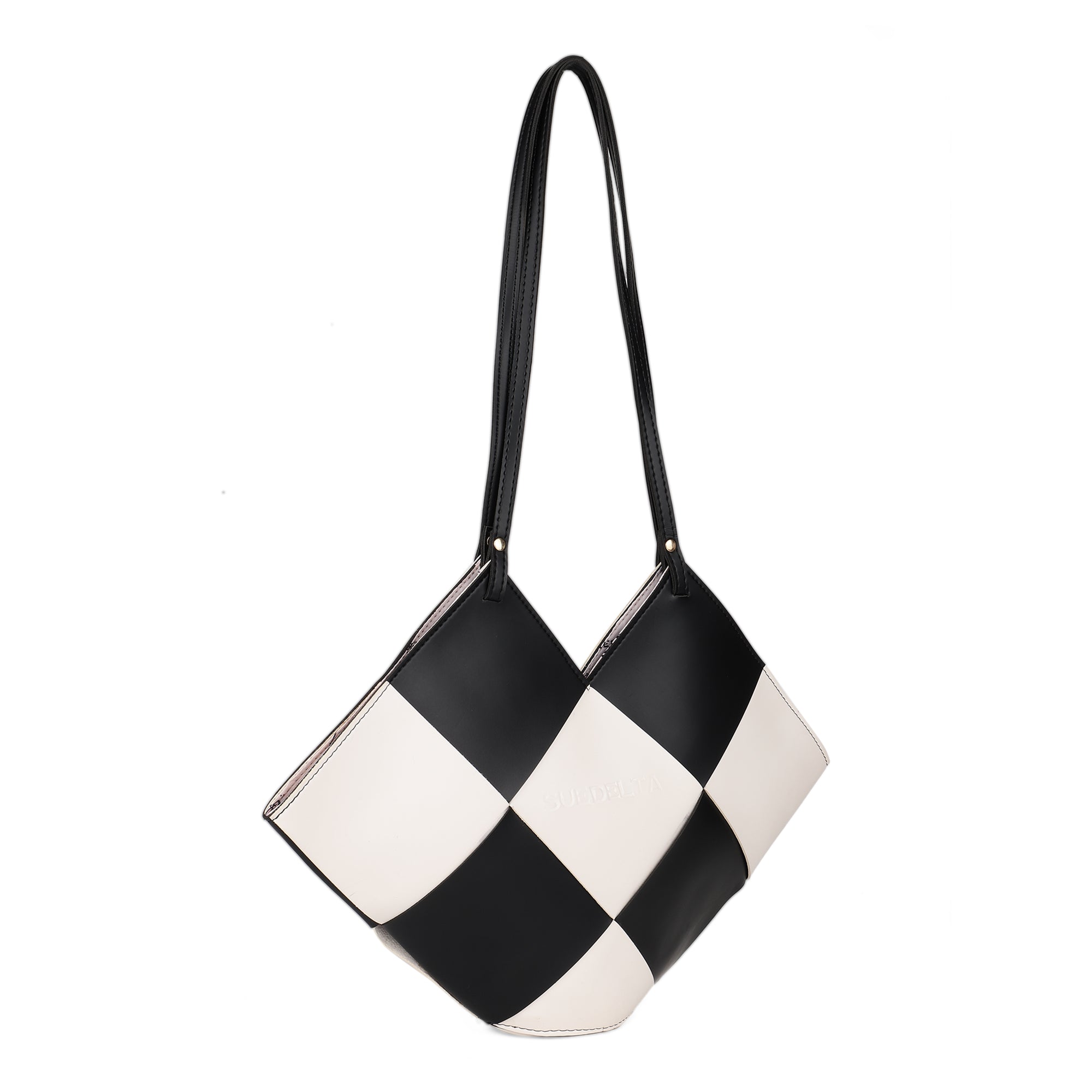 LOTUS HANDBAG CHECKERED