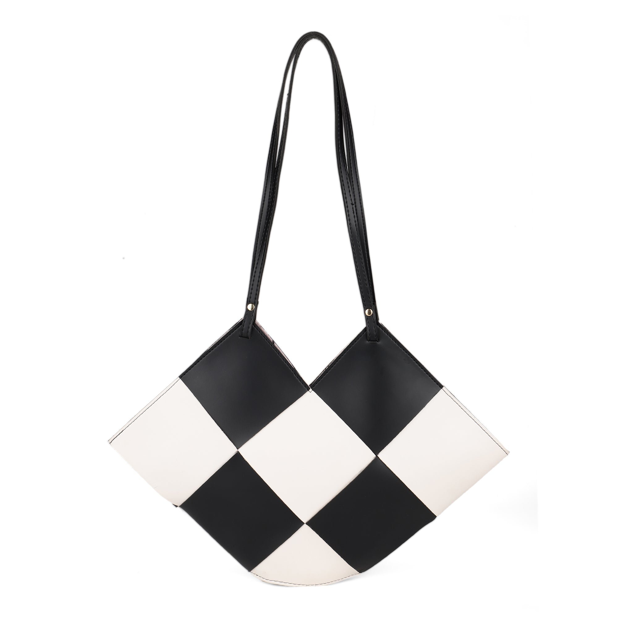 LOTUS HANDBAG CHECKERED